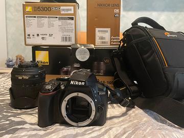 Nikon d5300 18/105vr wifi e accessori.