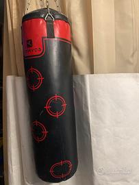 Sacco da pqlestra  con pesi in gomma e trazioni