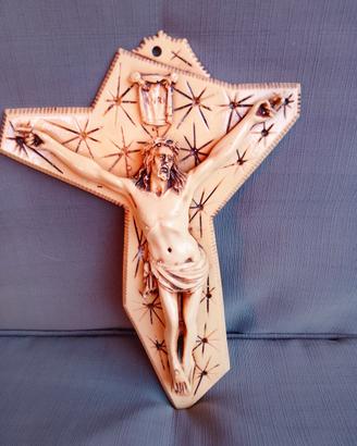 *Crocifisso resina marmorizata*