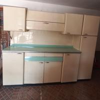 Capiente credenza dispensa vintage anni 50 60