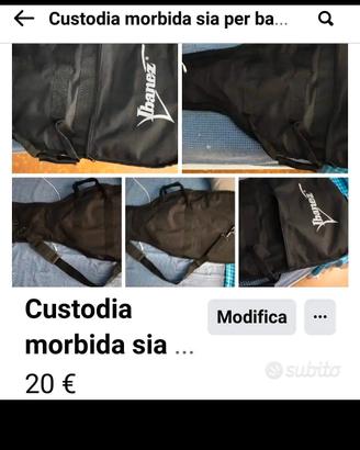 custodia basso o chitarra 