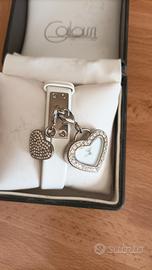 Orologio da polso al quartz con strass  