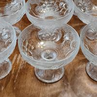 Coppe gelato e macedonia 