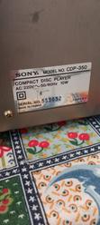Sony lettore CD CDP-350  			