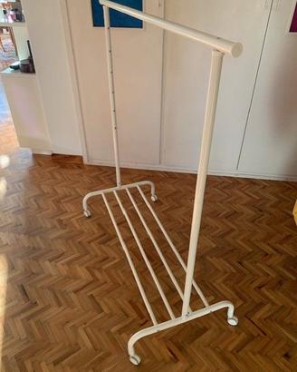 Stand appendiabiti IKEA RIGGA regolabile con ruote