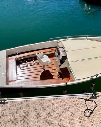 Gozzo artigianale del Lago di Como, senza patente