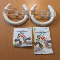 Mario Kart+2 Volanti+Guida Gioco Wii