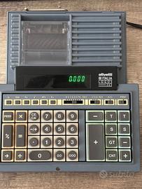 Calcolatrice Vintage Olivetti Logos 362 + Rulli