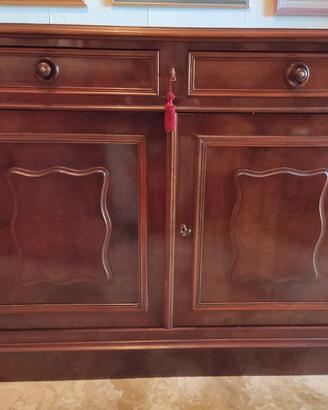 Credenza italiana in noce – Stile Luigi Filippo, f