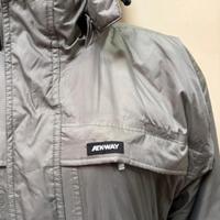 Giubbino K way bomber caldo S uomo cachi oversize