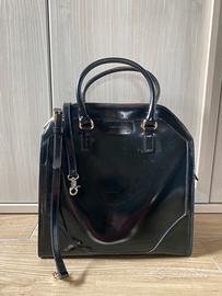 Borsa di pelle nera