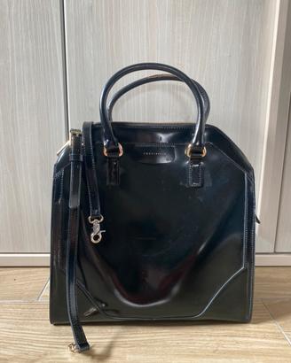 Borsa di pelle nera