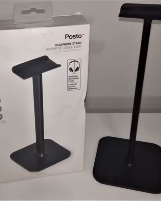 BLUELOUNGE POSTO STAND SUPPORTO CUFFIA NERO