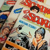 Lotto di 3 fumetti. Anni 80. La scopona