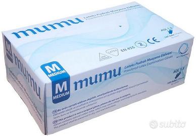 Stock guanti lattice leggermente talcati