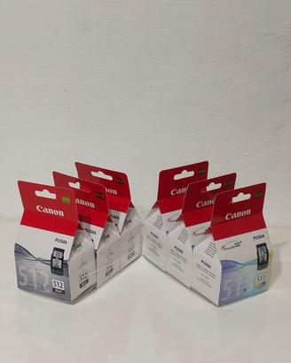 Cartucce d'inchiostro originali Canon Pixma