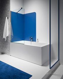 Sopravasca parete/box doccia 90*150 in cristallo