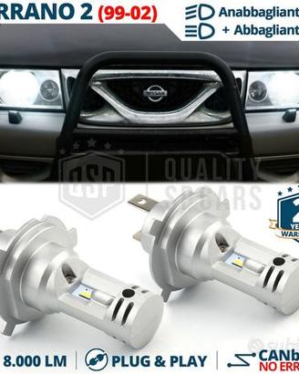 Kit Luci LED H4 Per Fari NISSAN TERRANO 2 99-02