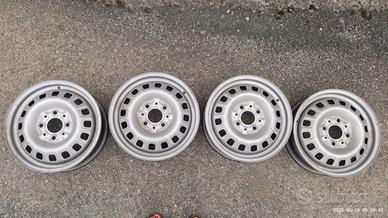 4 cerchi in ferro 4 fori 13"