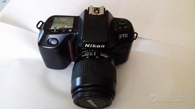 Nikon F70 con 2 zoom 35/80 e 80/200