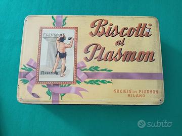 scatole latta biscotti al plasmon