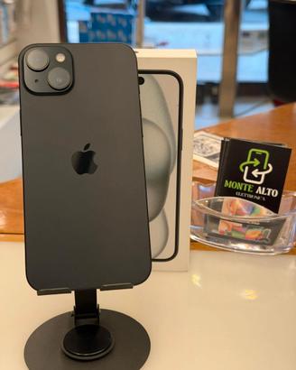 IPHONE 15 PLUS 128GB SPACE BLACK -GARANZIA 12 MESI