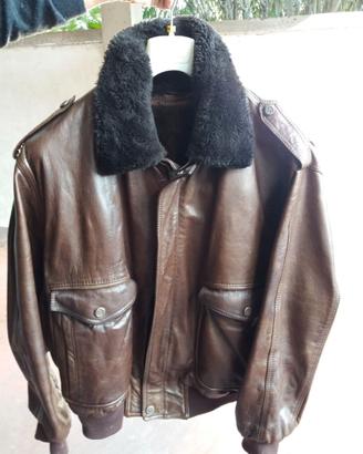 giacca pelle aviator