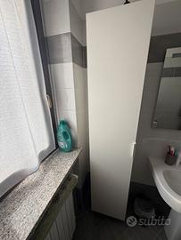 Specchiera e colonna bagno
