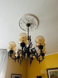 lampade vintage in stile liberty/ottocentesco