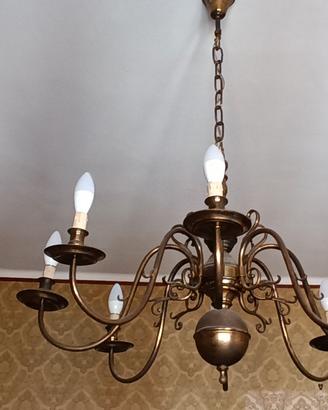 lampadario a forma di candele