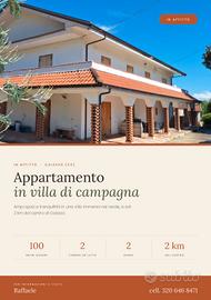 Ampio appartamento in villa in campagna  a Caiazzo