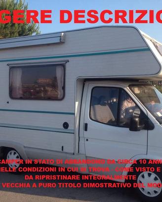 Camper CI Riviera 120 su Ford Transit 2.5d 6 POSTI