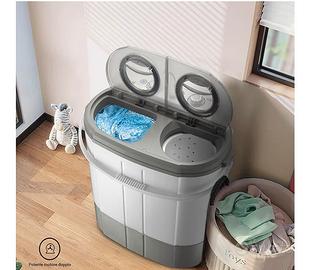 Wiltec lavatrice portatile con centrifuga