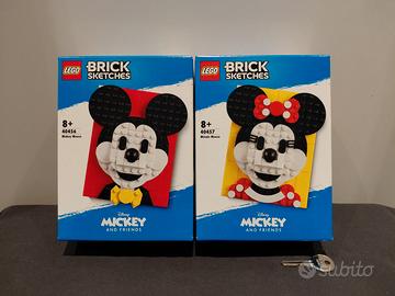 Lego 40456 + 40457 Mickey e Minnie Mouse, nuovi