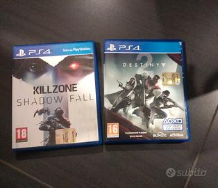 Giochi PS4 kill zone e destiny 2