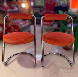 Due Sedie Cobra Giotto Stoppino Anni 70 Design