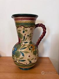 Vaso di ceramica dipinto a mano DERUTA