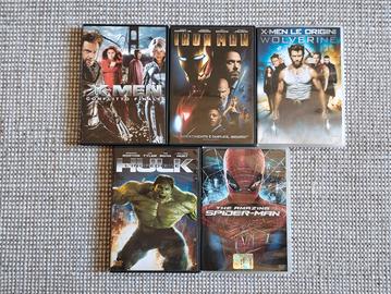 Lotto 5 DVD Film Supereroi Marvel