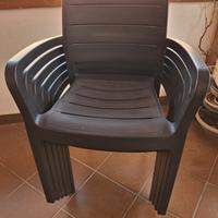 tavolo e 6 sedie giardino 