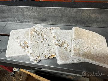 Mattonelle travertino 10x10x1