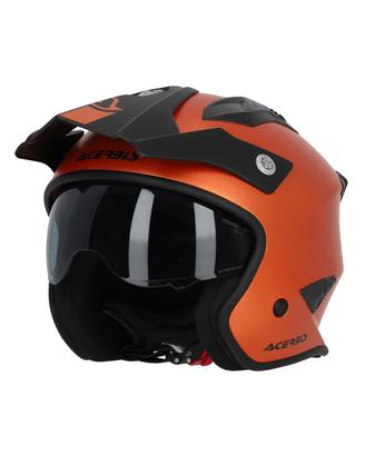 CASCO JET ARIA 22-06 ACERBIS arancione