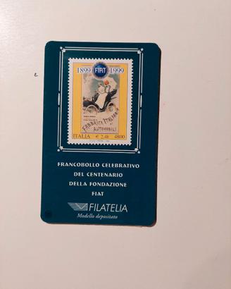 Tessera Filatelica Francobollo Fiat