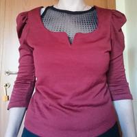 Set maglia rossa e canotta Pierre Cardin taglia M