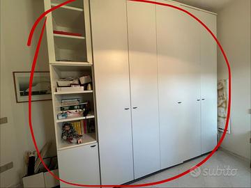 armadio cameretta /libreria/panchinetta NUOVISSIME