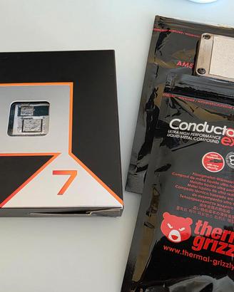Delidded 9800X3D Thermal Grizzly LM + Heatspreader
