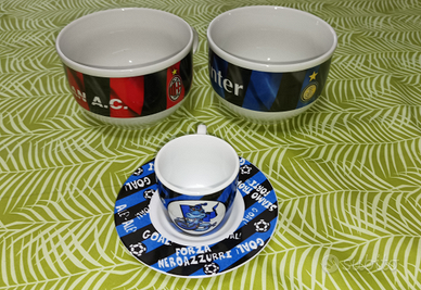 Set tazze tifoso Inter Milan
