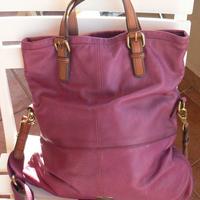 Fossil borsa in pelle Explorer Fold Over