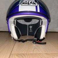 Casco Nolan N20 viola e bianco taglia S