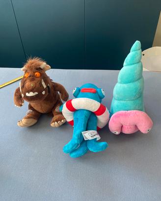 Peluches Gruffalò e 2 di hey clau