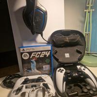 PlayStation 5+dualsenseEdge+Accessori+Fifa 24